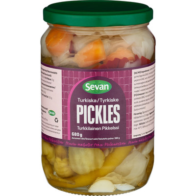 Konserv Sevan Turkiska Pickles

