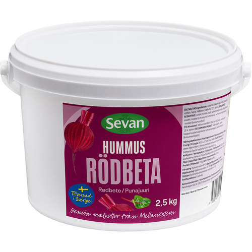 Färsk Sevan Hummus Rödbeta
