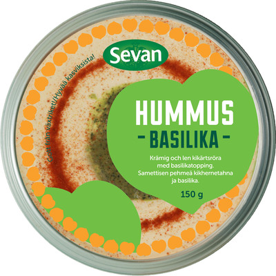 Färsk Sevan Hummus Basilika
