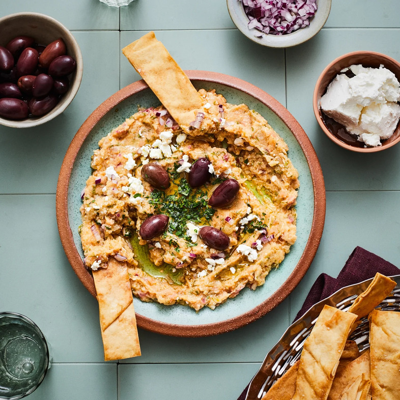 Melitzanosalata – krämig grekisk aubergineröra med fetaost